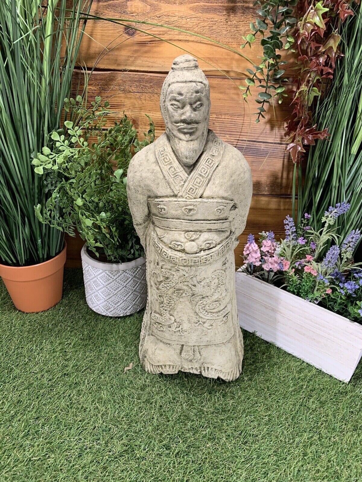 Stone Garden Chinese Oriental Chinese Warrior Zhan Shi Samurai