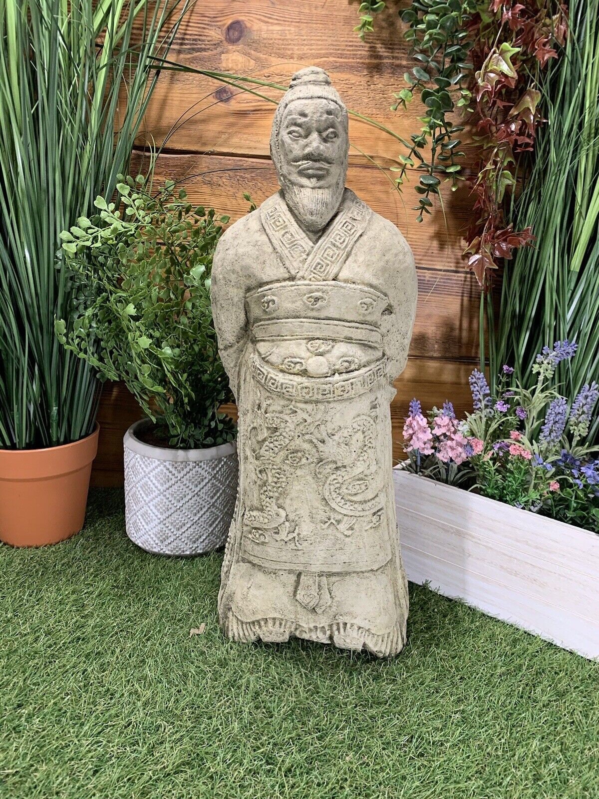 Stone Garden Chinese Oriental Chinese Warrior Zhan Shi Samurai