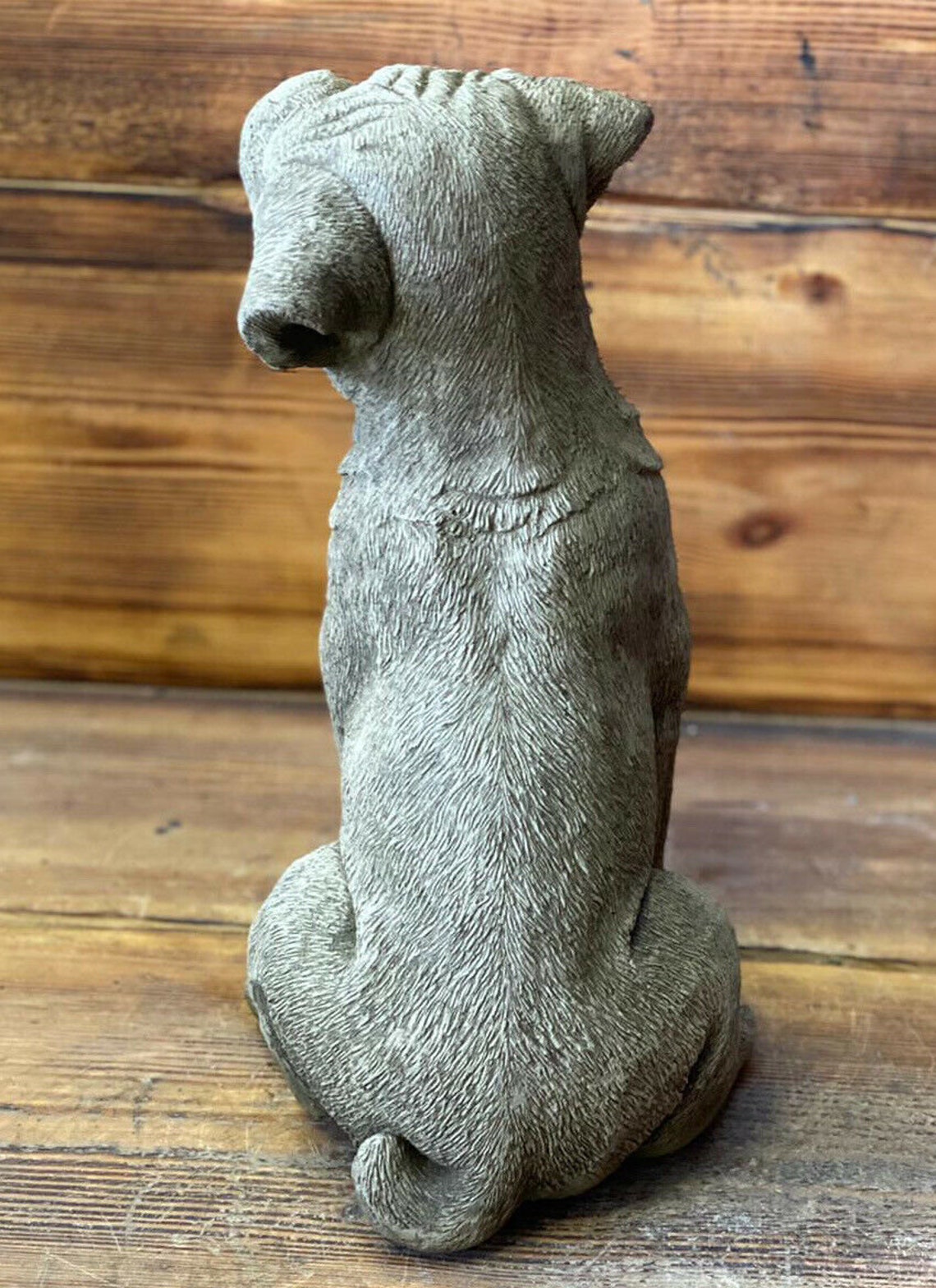 Stone Garden Large Detailed Boxer Dog Gift Statue Ornament Etsy