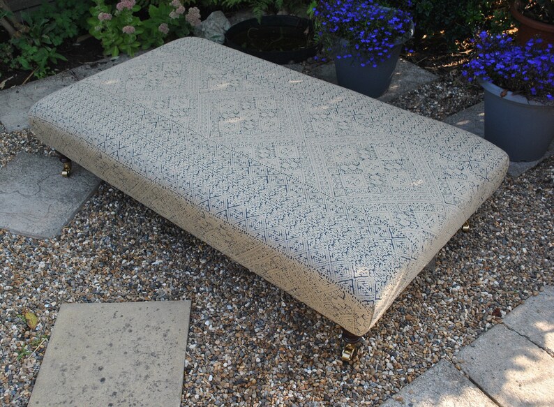New Grand Extra Large Footstool come Coffee Table Made to Etsy
