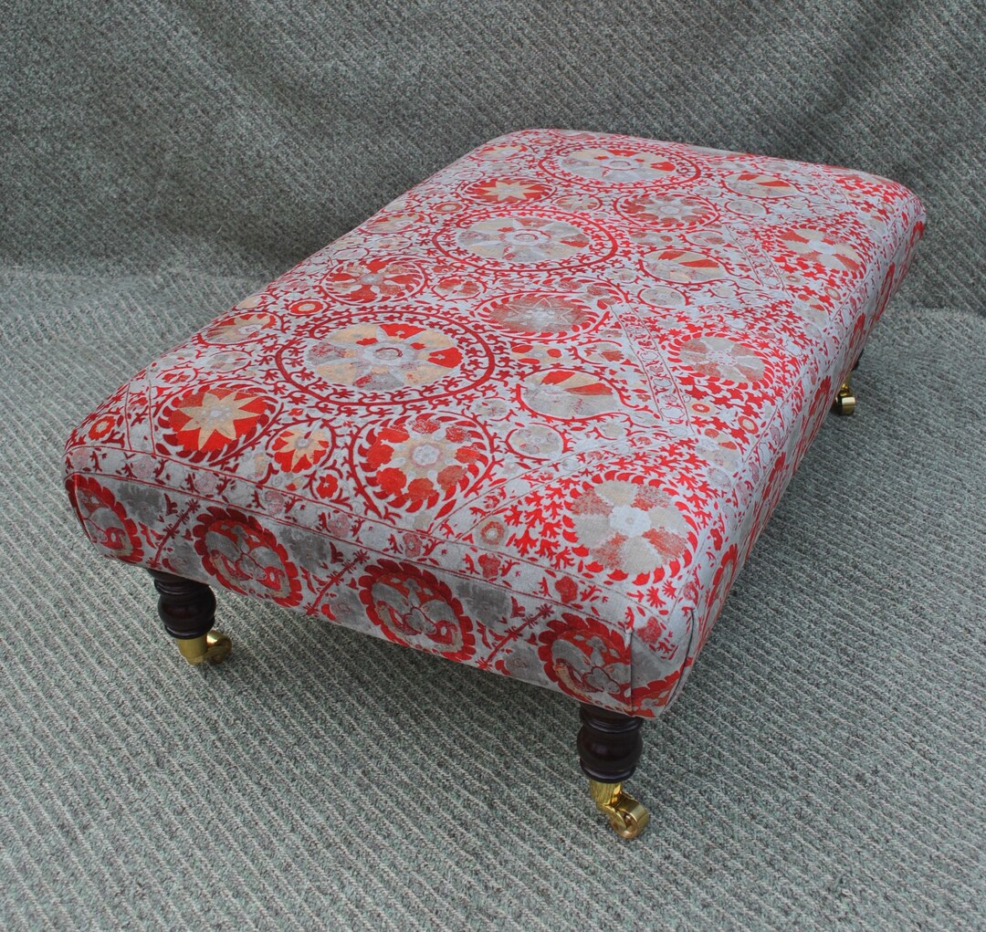 New Large Footstool Come Coffee Table Made and Covered in Your Own