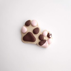 Welpen und Hund Pfote Brosche, Hund Geburtstagsgeschenk, Zwei Pfoten Brosche, Tier Liebhaber Geschenk, Muttertagsgeschenk für Mama, Haustier Pfote Brosche, Hundeliebhaber Geschenk