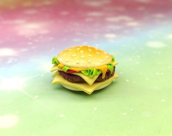Aimant pour hamburger, Nourriture miniature, Aimant pour réfrigérateur