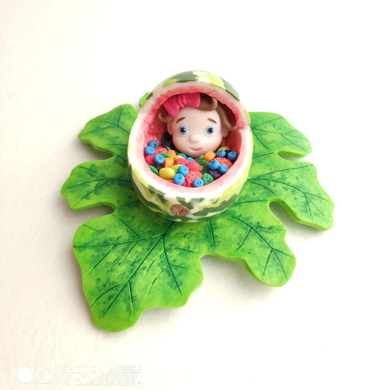 Gender Reveal Gift Miniature Watermelon Baby Carriage Etsy