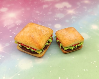 Ciabatta magnet, Miniature Food, Refrigerator Magnet