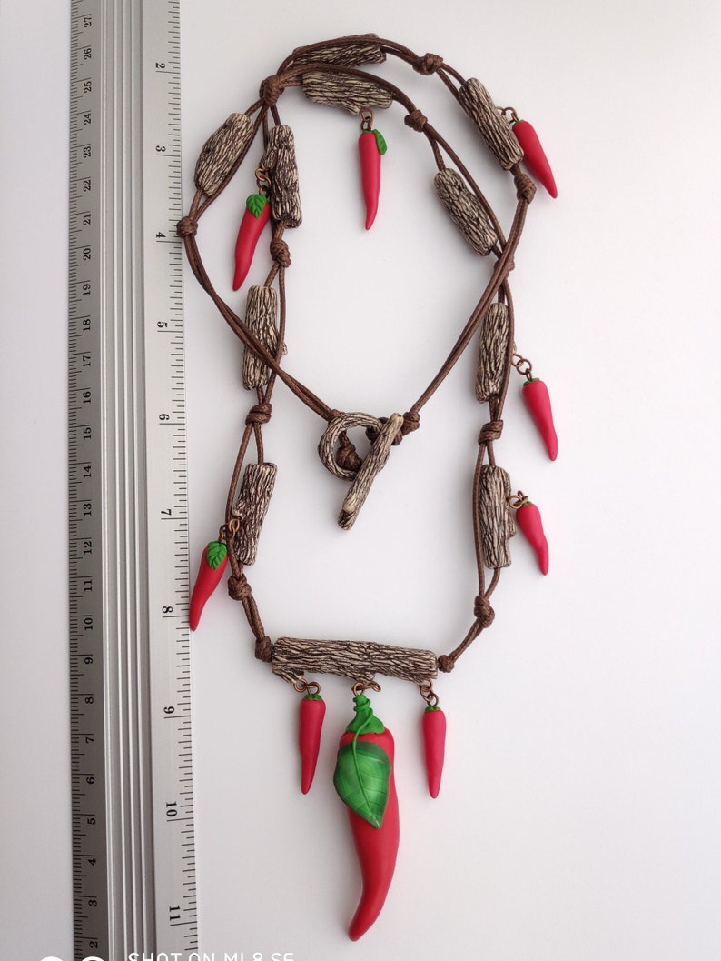 Hot Chili Pepper Necklace Vegan Necklace Red Pepper Jewelry Etsy