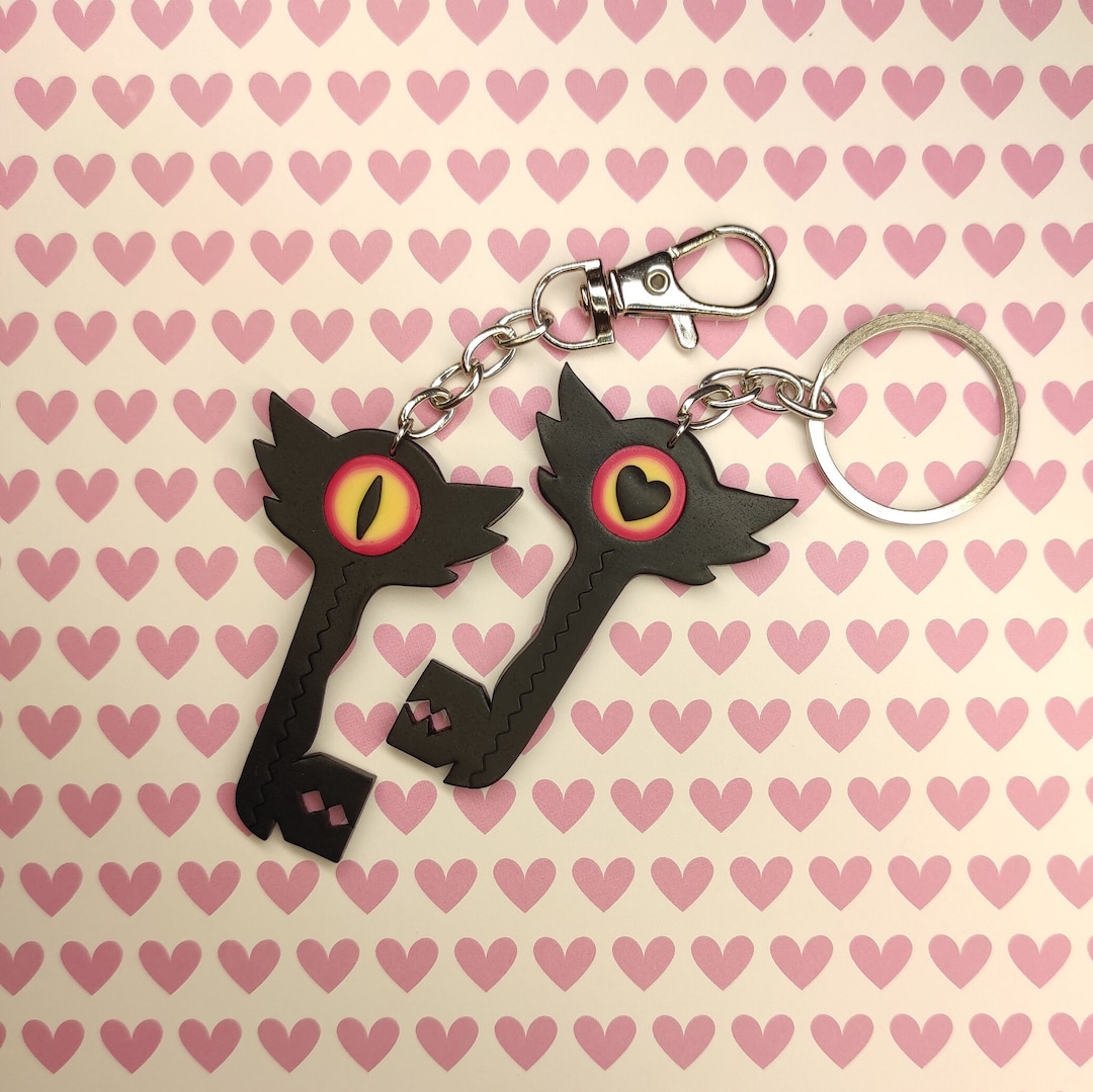 Hazbin Hotel Key, Hazbin Hotel Charm Keychain - Etsy