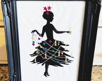 BT Christmas Lady