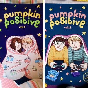 Pumpkin Positive DOUBLE PACK & gratis Geschenk // süßer LGBTQIA+ Tagebuch Comic