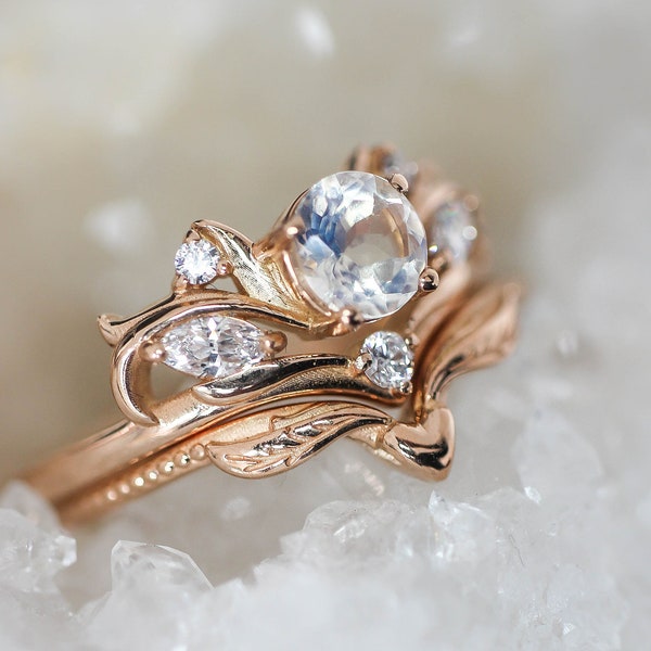 Nature Engagement Ring Etsy