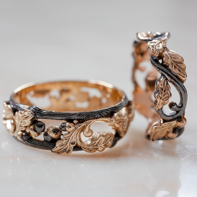 Unique Couples Wedding Ring - Etsy