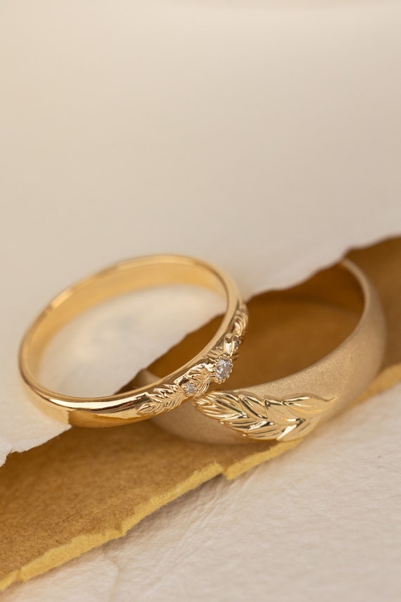 Jonc de mariage pour elle et lui sale
