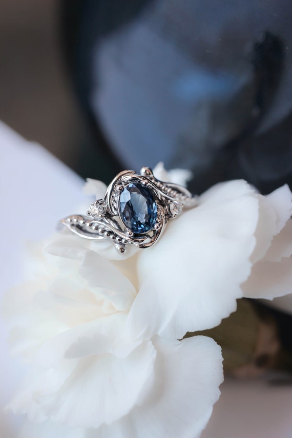 Rose Gold Sapphire Rings Diamond | Diamonds Factory Ireland