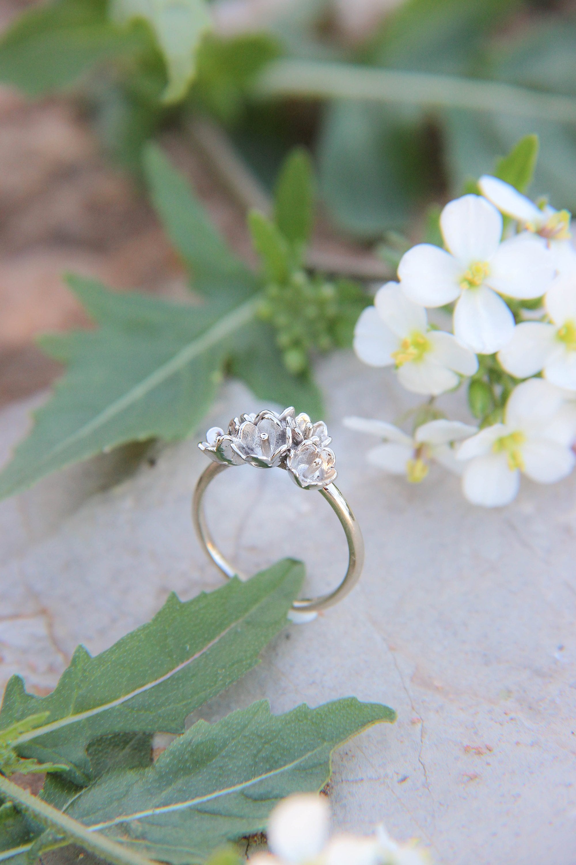 Color Blossom Mini Star Ring, Pink Gold, Pink Mother-Of-Pearl And Diamond -  Jewelry - Categories