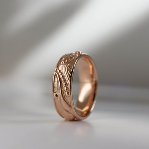 wedding ring rose gold for mens