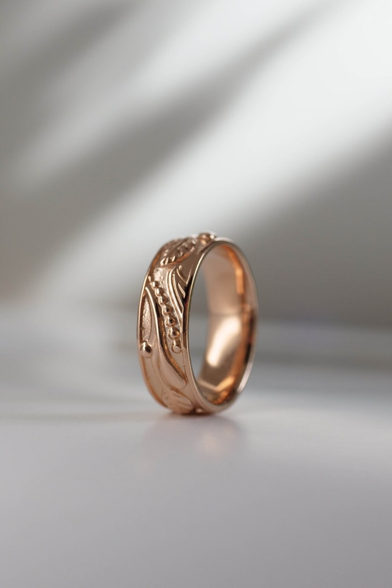 wedding ring rose gold for mens