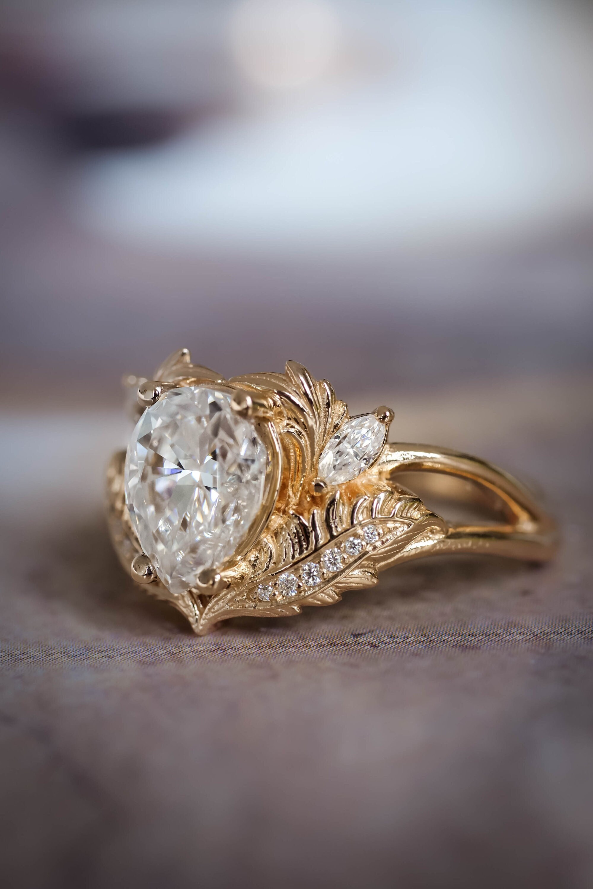Bague fiancaille 2025 moissanite