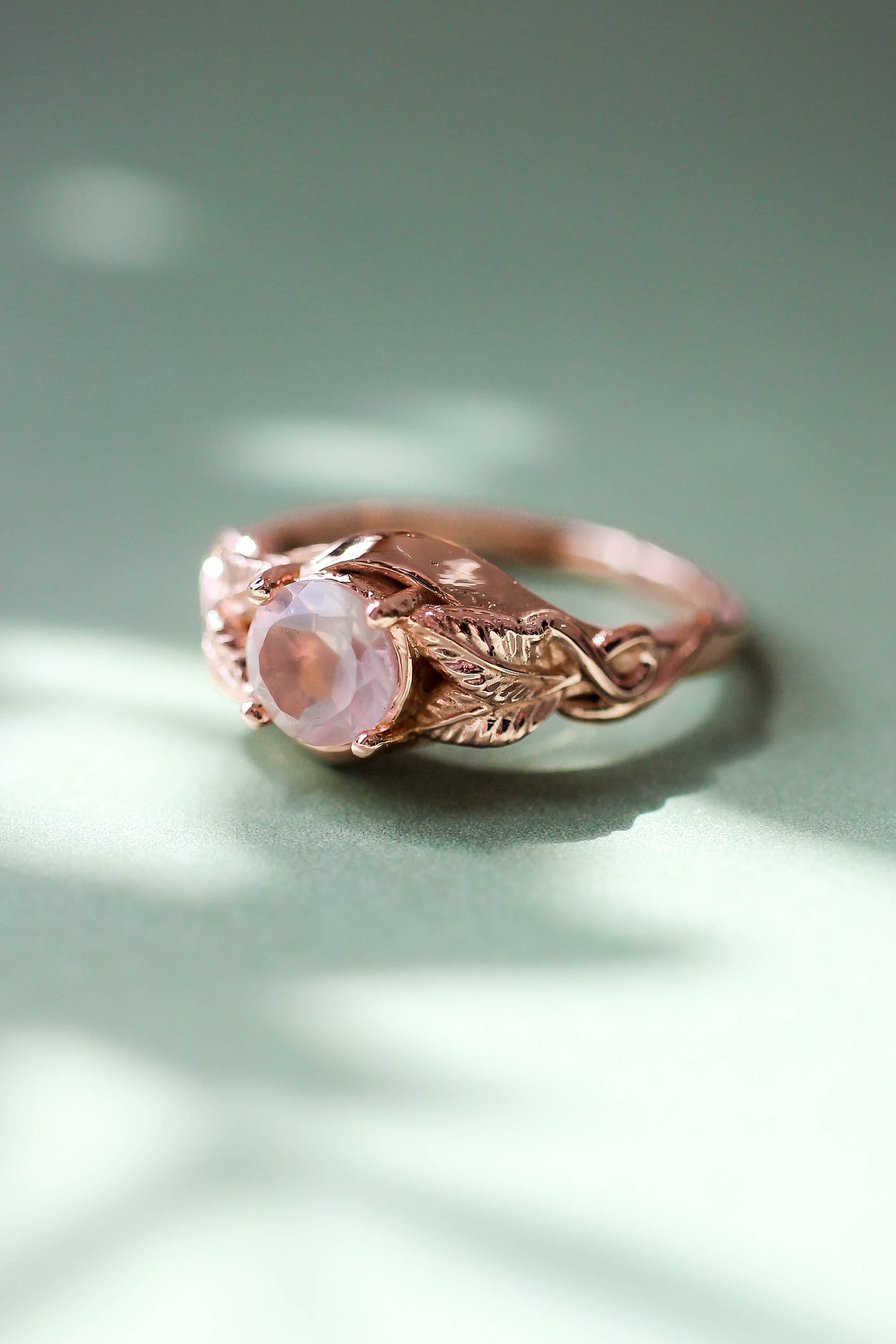 Black Rutilated Quartz Ring Bridal Ring Art deco Wedding Ring Promise Ring  Gift | eBay