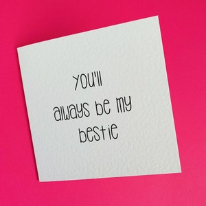 Best friend birthday card, besties card, friendship card, besties birthday, girl friends, just becuse card, Miss friends