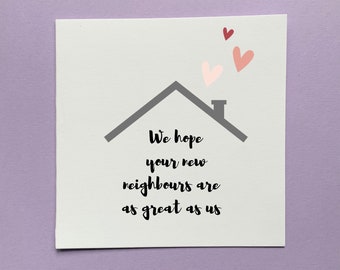 Normal Neighbors New House Card
