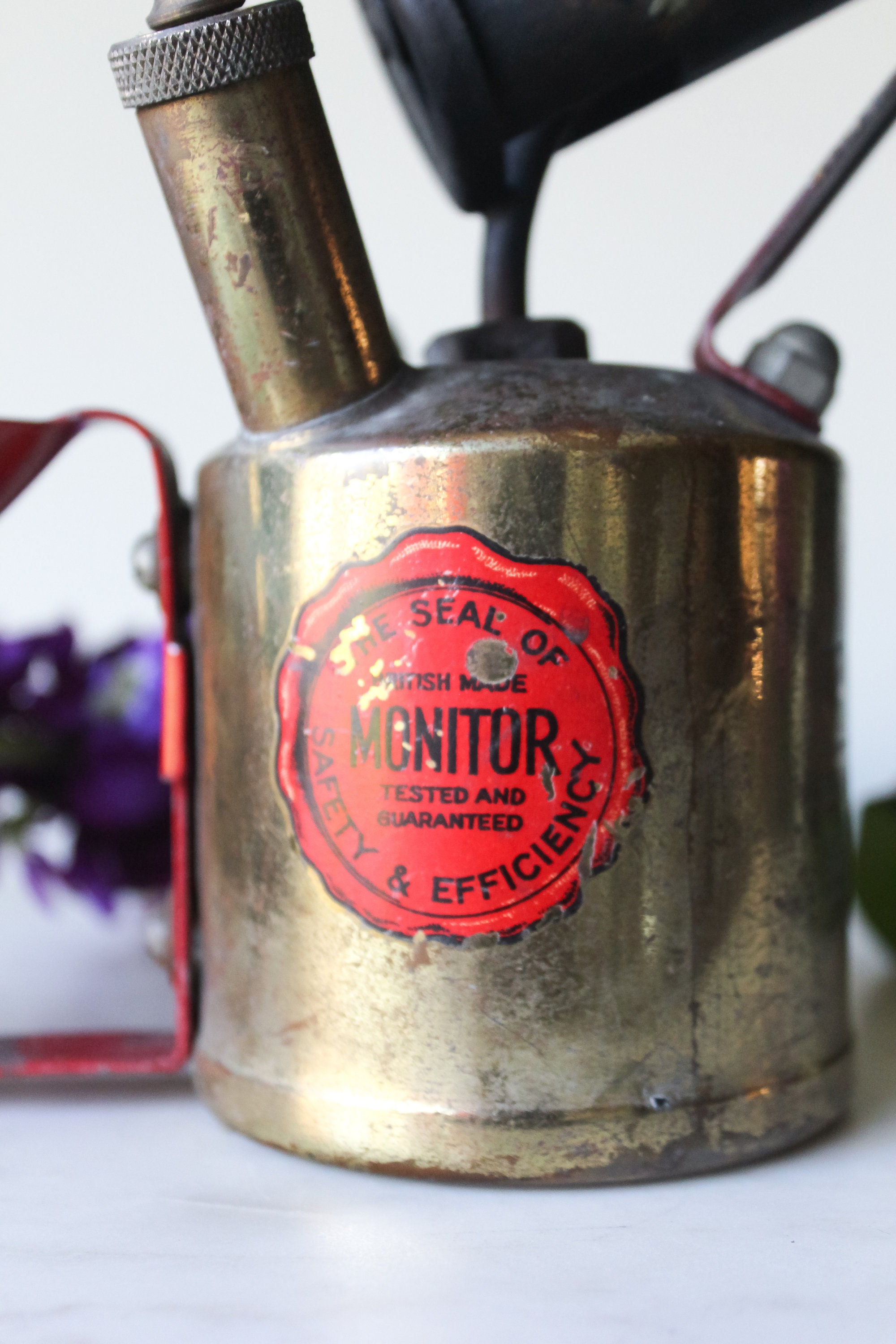 Old Brass Burner Petrol Burner Gasoline Burner Industrial Etsy