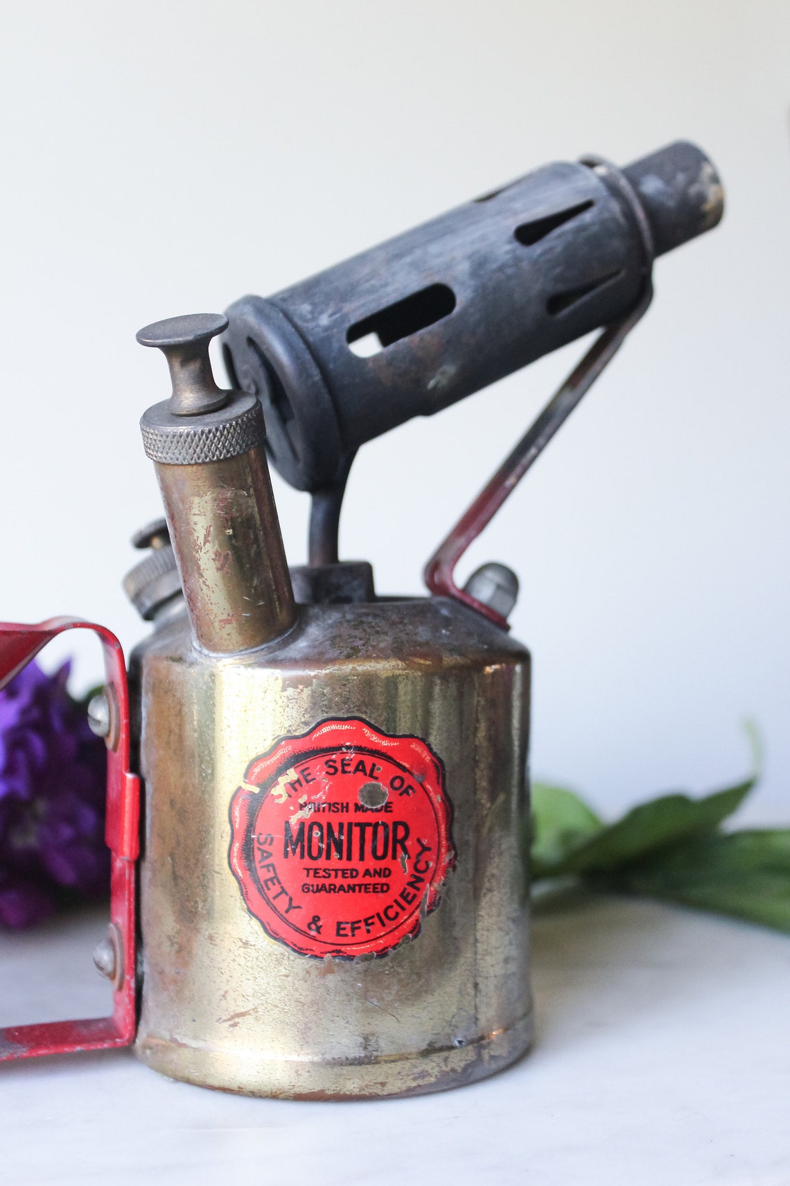 Old Brass Burner Petrol Burner Gasoline Burner Industrial Etsy
