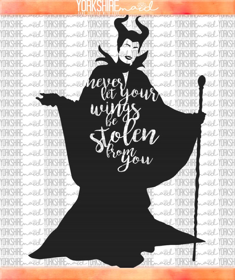 Download Maleficent Disney Silhouette SVG / PNG / JPEG for Cricut | Etsy