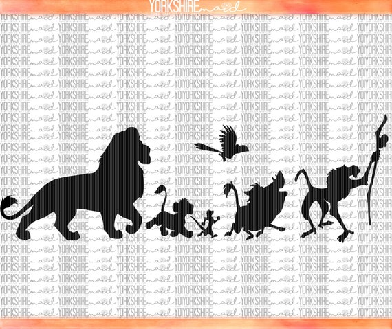 Download The Lion King Disney Silhouette SVG / PNG / JPEG for ...