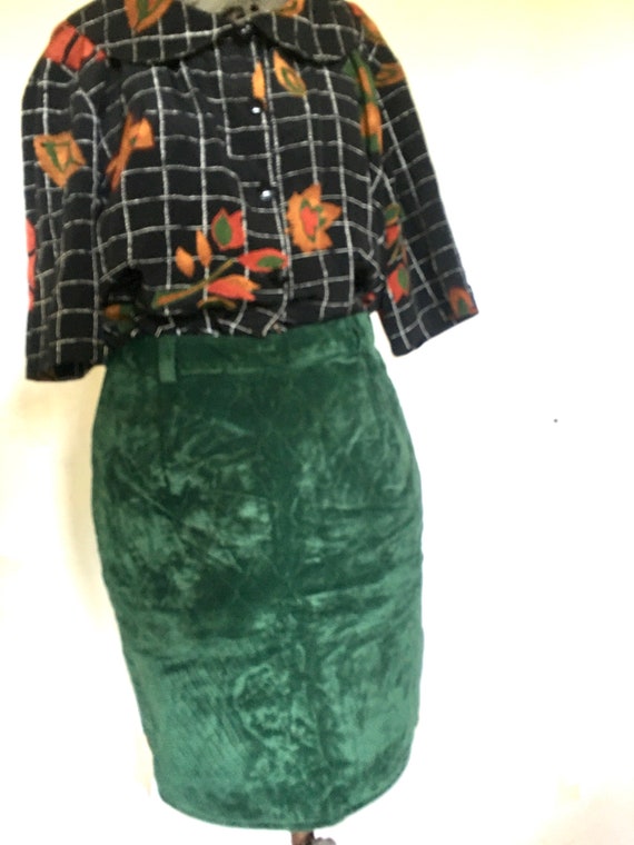 Vintage Blondie skirt "vegan" because suede look … - image 6