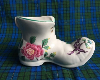 Porcelain Shoe Chinese Rose, James Kent, Staffordshire - 1970