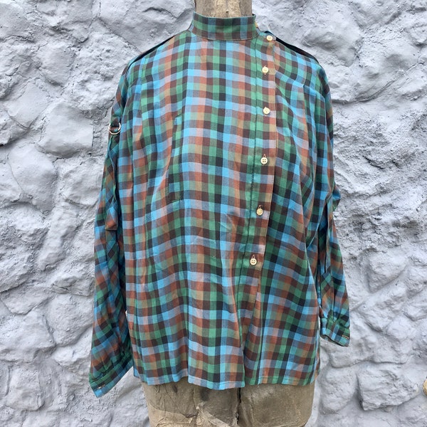 Collared Neck Raglan Sleeve Blouse