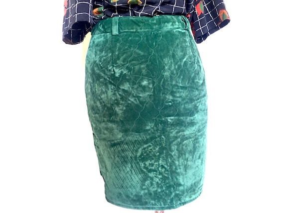 Vintage Blondie skirt "vegan" because suede look … - image 1