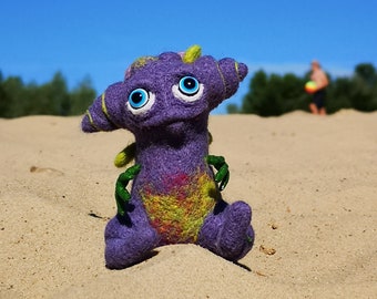 berrys monster toy, home decor monster, felted animals, fantasy friend, fictional friend, monster toys, felted toys,souvenirs