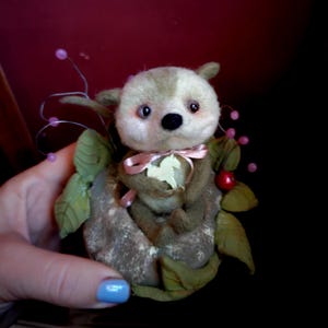 süße Lemur Figur Gefilzte Tiere, Nadelfilz, kleine Skulptur Wolle, Bauernhof Tiere Baby, Geschenk Schwanger