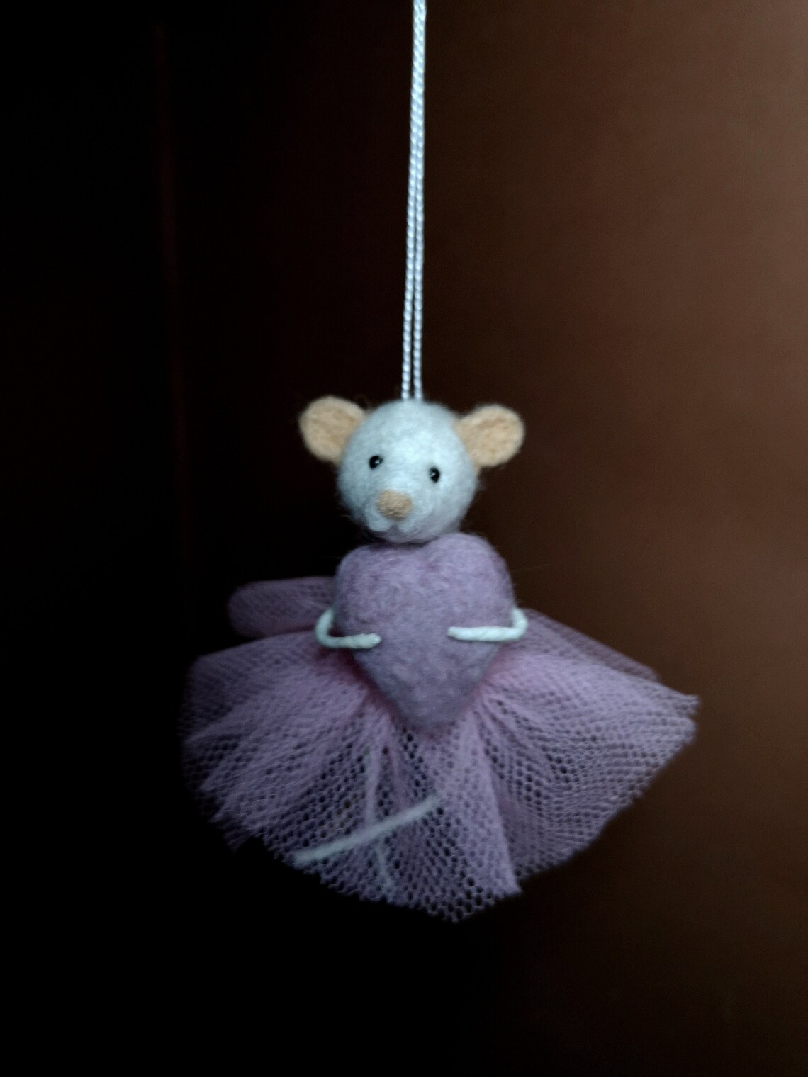 Mouse Ballerina Felted Mouse Angelina Toys Ballerina Etsy