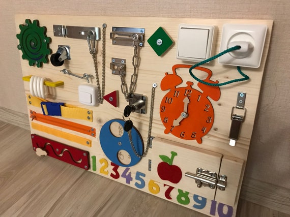 toddler Gift for baby Sensory board 