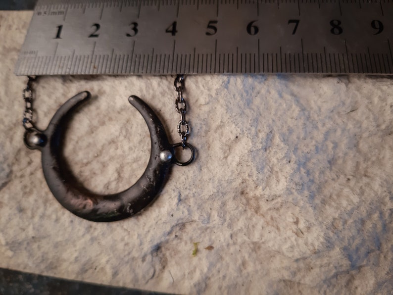 Crescent Moon Dainty Moon Necklace Boho Necklace. Simple moon pendant