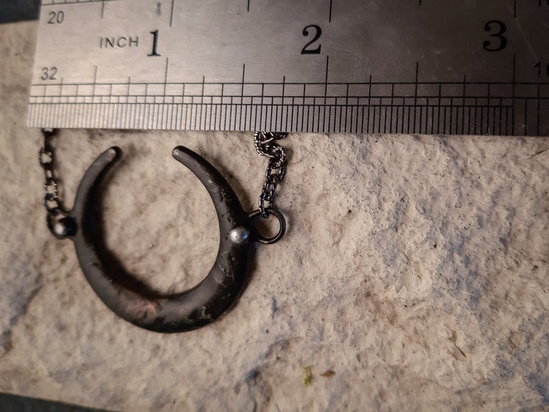 Crescent Moon Dainty Moon Necklace Boho Necklace. Simple moon pendant