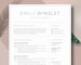 Modern Resume Template | CV Template, Cover Letter | Professional Resume for Word, Mac or Pc 2 page Minimal Resume, Instant Digital Download 