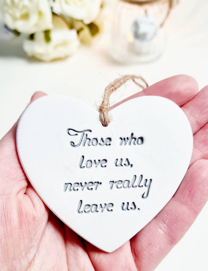 Bereavement Keepsake Gift Those Who Love Us Never Really Etsy