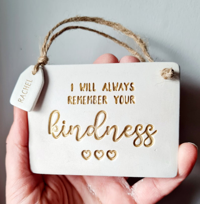 Kindness Thank You Gift for Friend Always Remember You Etsy UK