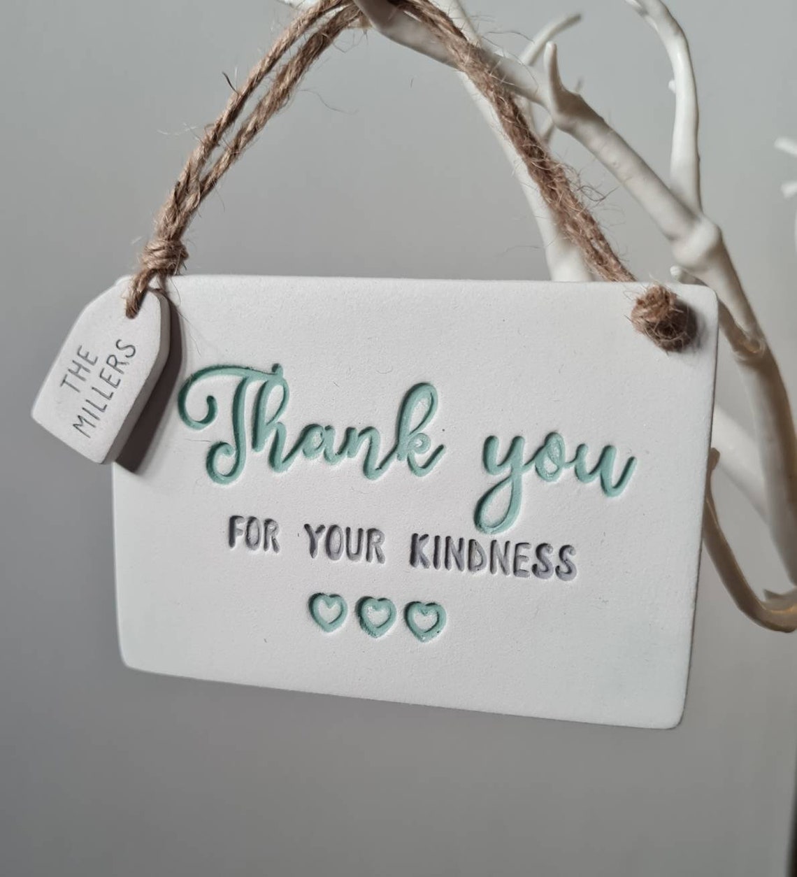 Kindness thank you keepsake gift personalised thanks for Etsy