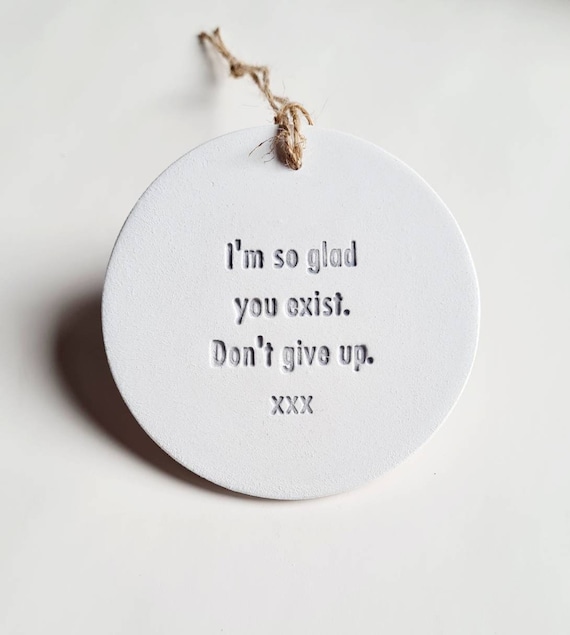 Souvenir Pour La Depression Nabandonnez Pas Citation Etsy France