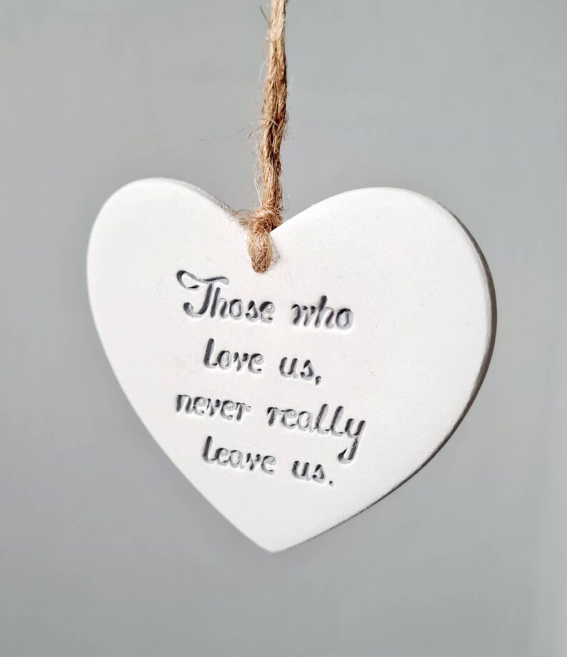 Bereavement Keepsake Gift Those Who Love Us Never Really Etsy