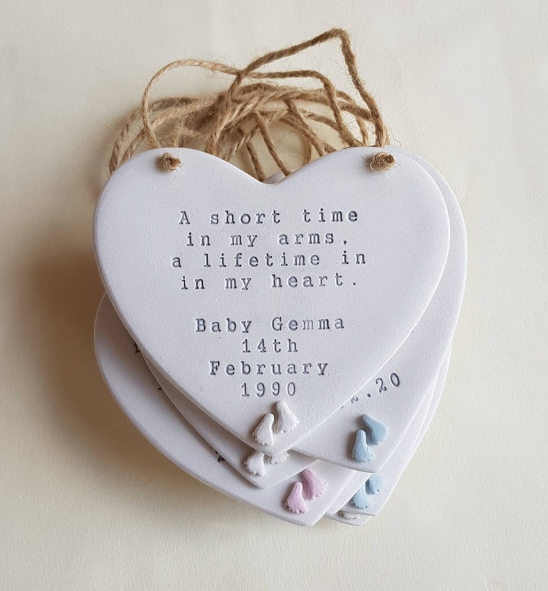 Baby Loss personalised Memorial keepsake stillborn baby a Etsy