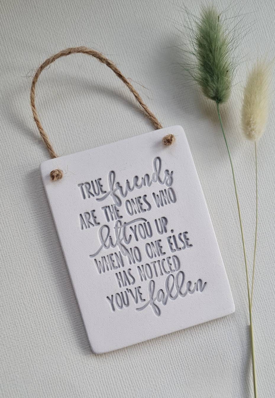 Handmade Friendship Keepsake True Friends Lift You up Etsy UK