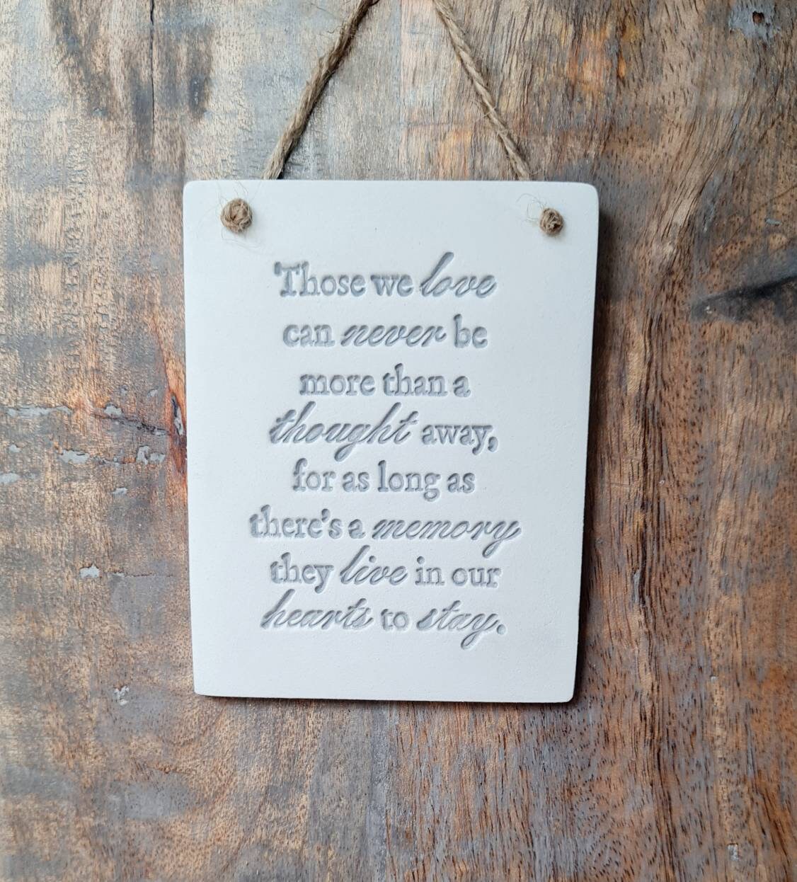 Deuil Deuil Souvenir Cadeau Perte Dun Etre Cher Citation Etsy Canada