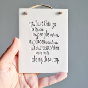 Best Things in Life Thoughtful Quote - People We Love - Journey ...