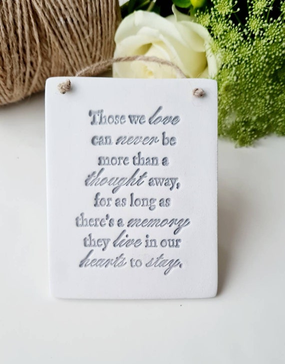 Deuil Deuil Souvenir Cadeau Perte Dun Etre Cher Citation Etsy France
