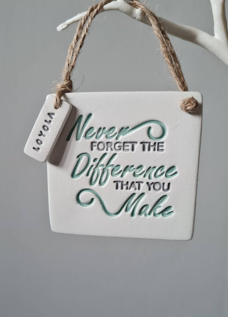 Meaningful Coworker Leaving Gift Never Forget the Difference - Etsy UK